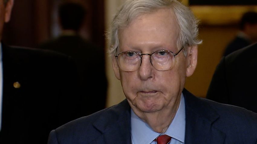 Mitch McConnell unable to speak